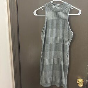 Sweater material dress